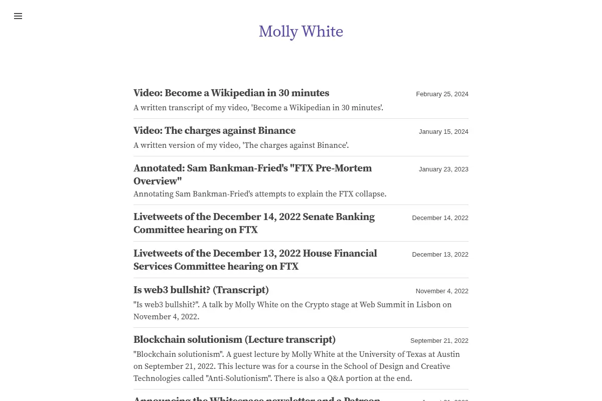 Molly White