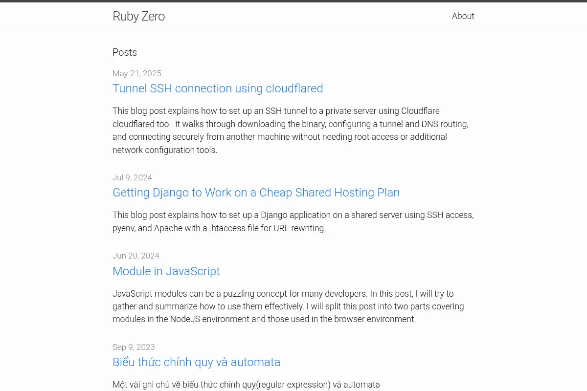 Ruby Zero