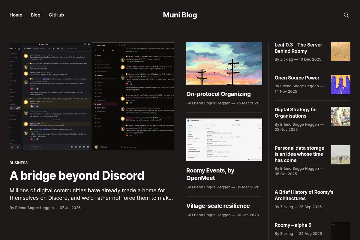 Muni Blog