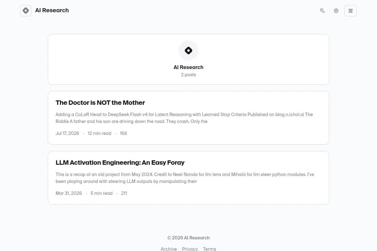 AI Research