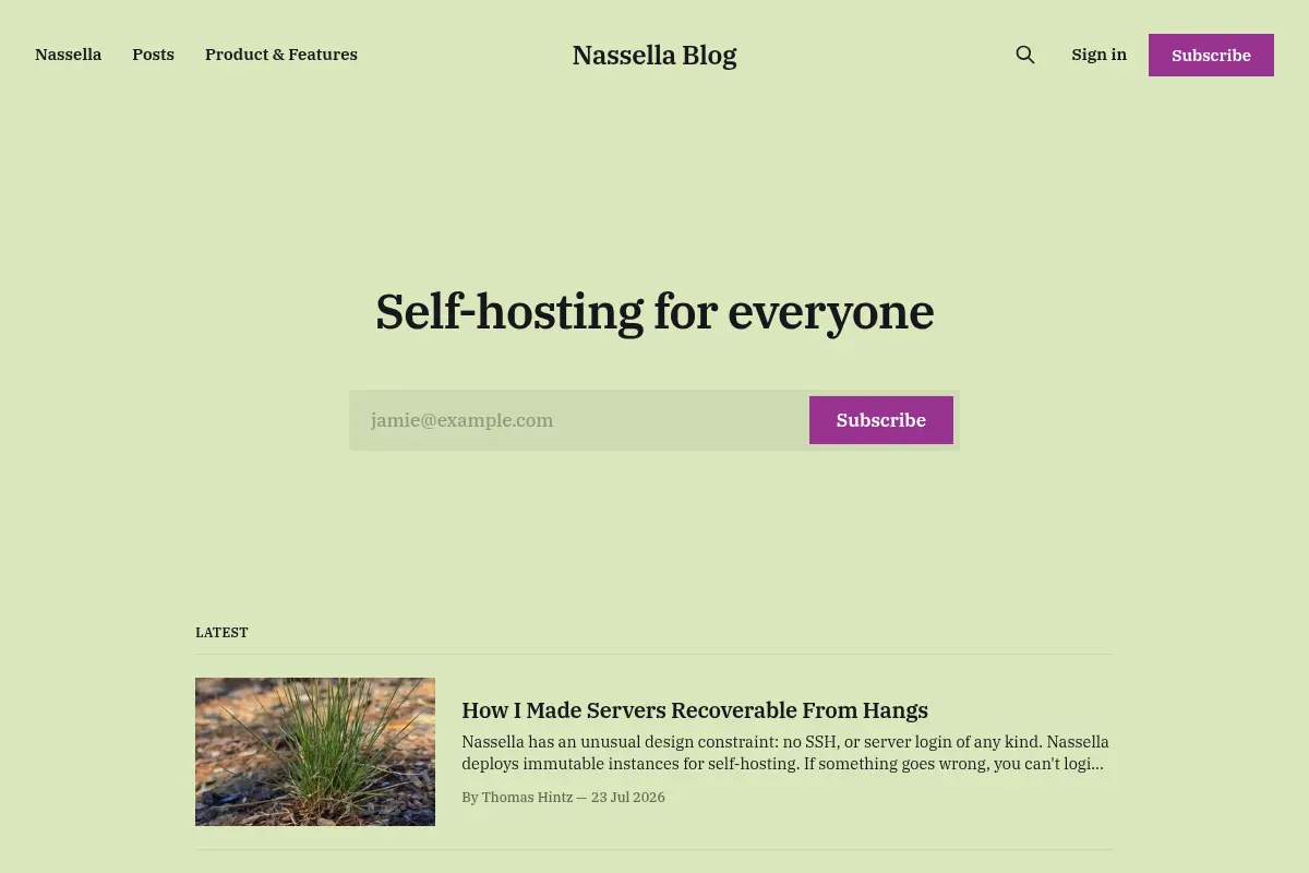 Nassella Blog