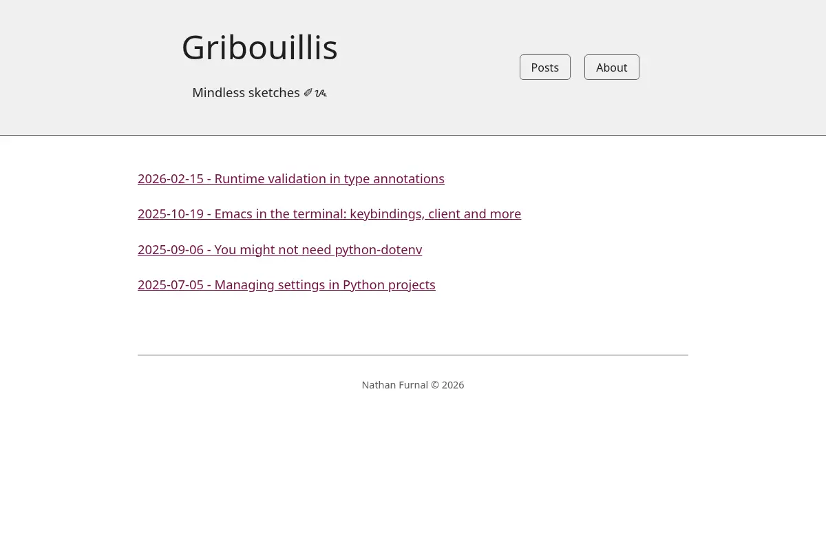 Gribouillis