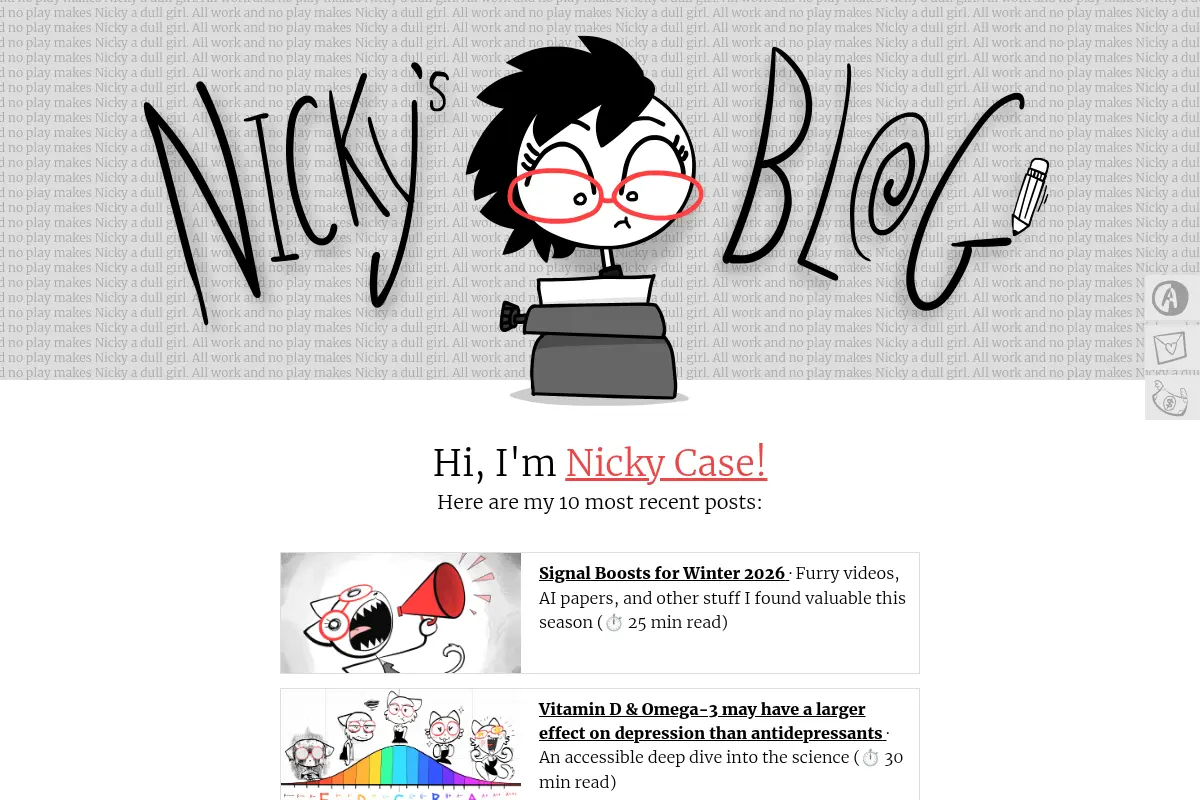 Nicky's Blog!