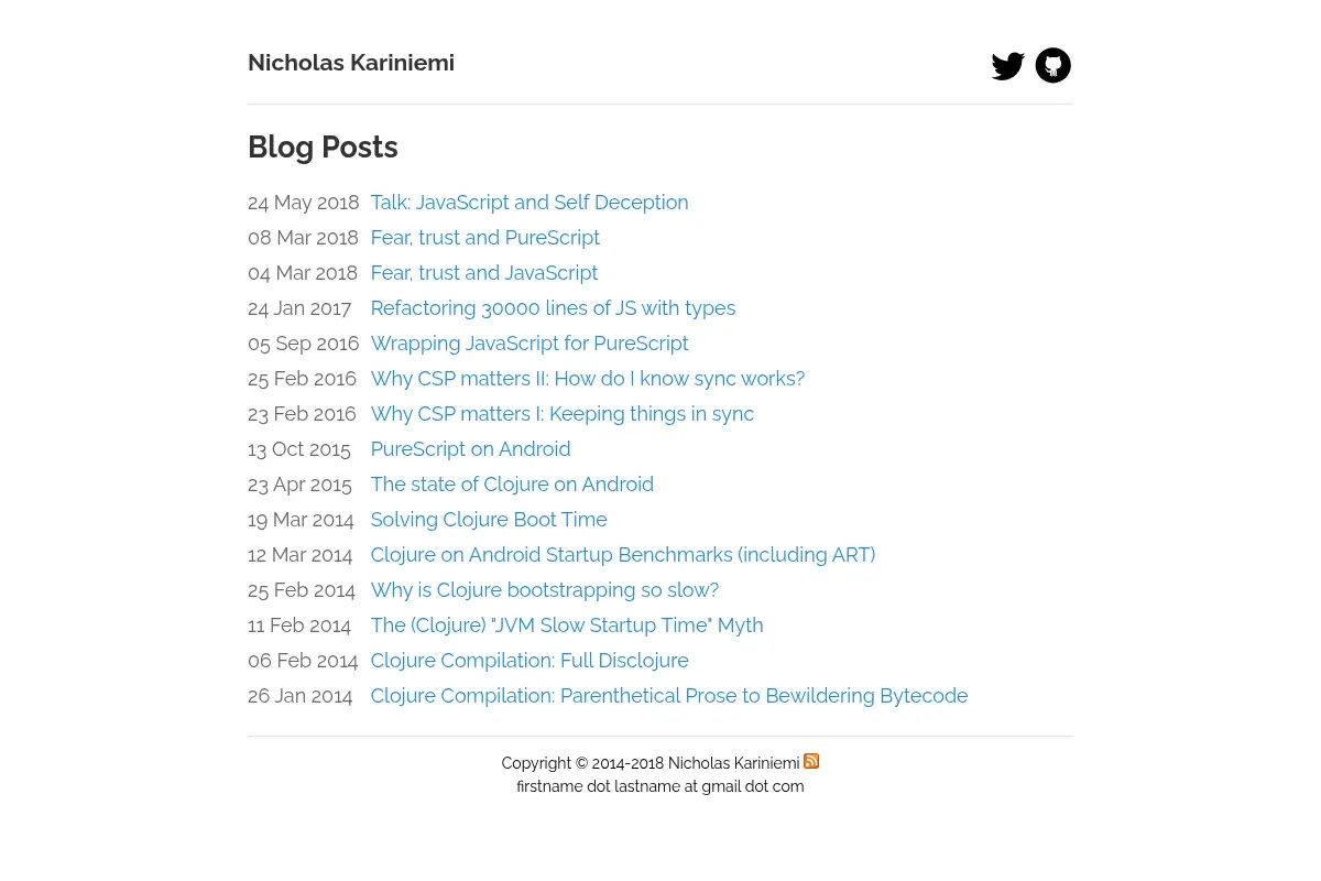 Nicholas Kariniemi Blog