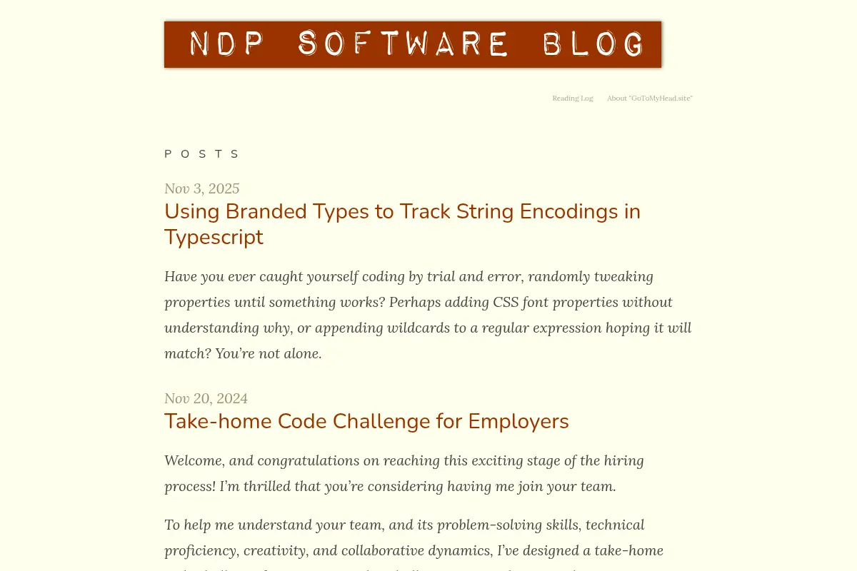 NDP Software Blog