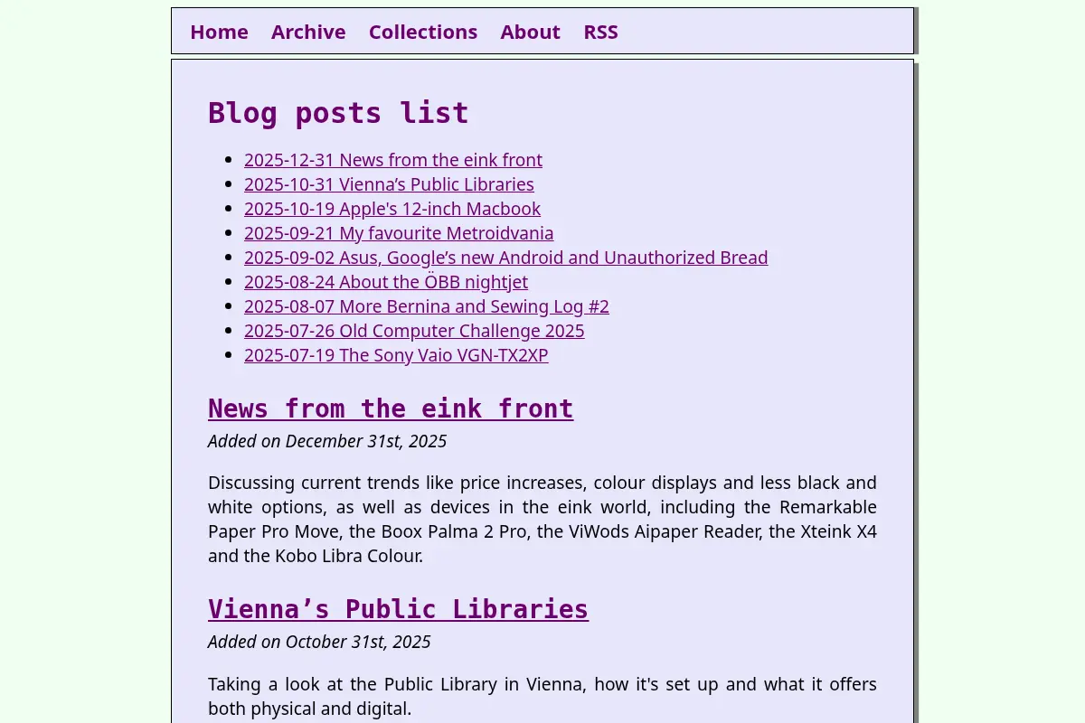 blog - not outdated