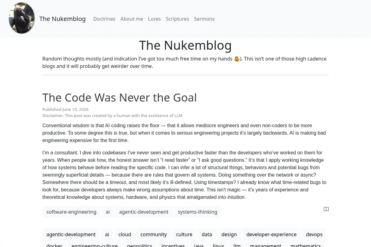 The Nukemblog