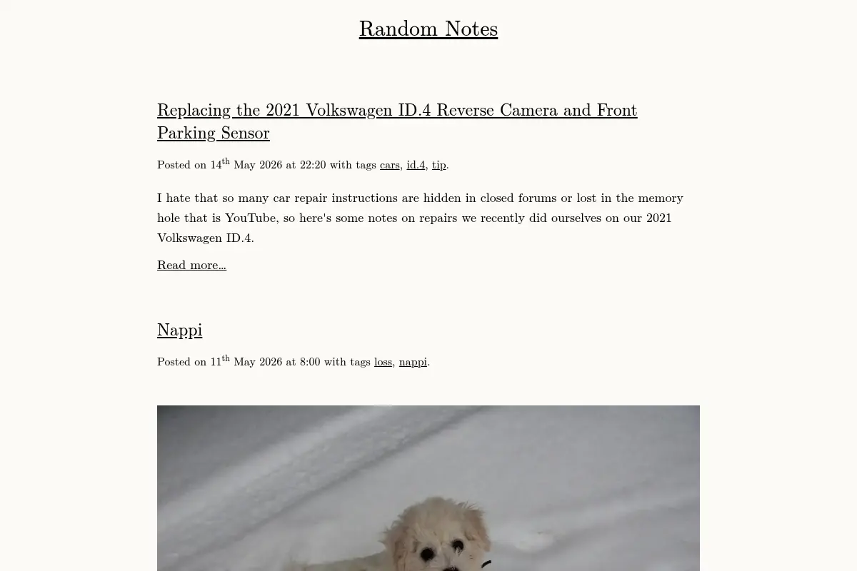 Random Notes