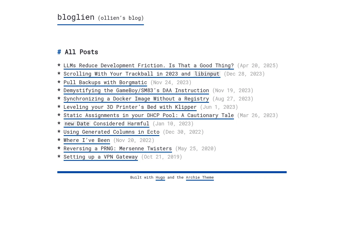 bloglien (ollien's blog)