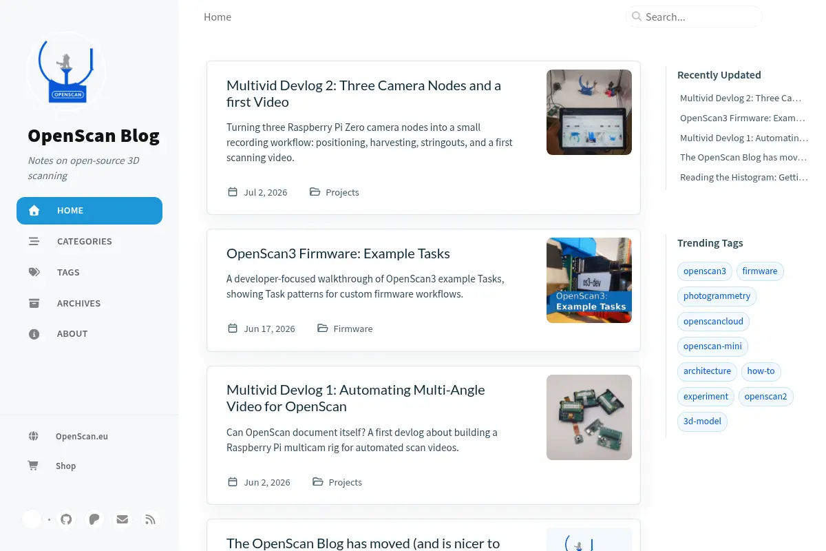OpenScan Blog