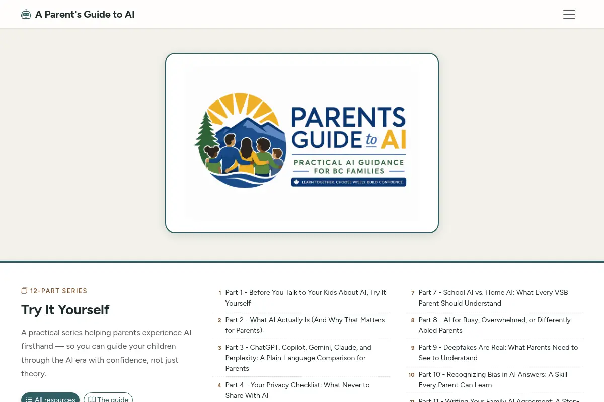 A Parent's Guide to AI