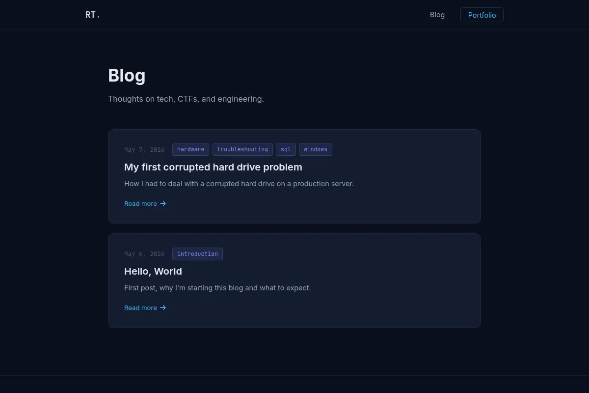 Richard's Blog