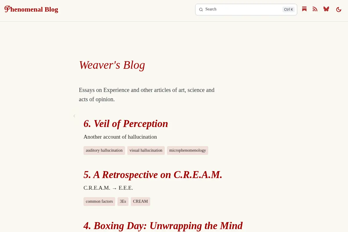 Weaver's Blog