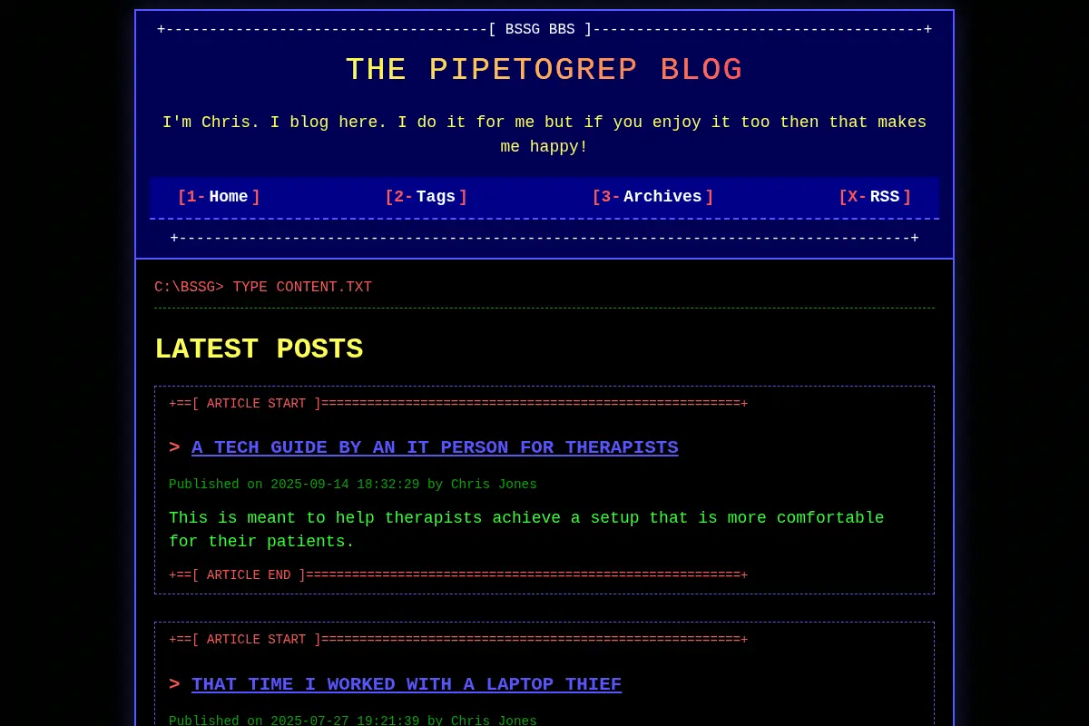 The Pipetogrep Blog