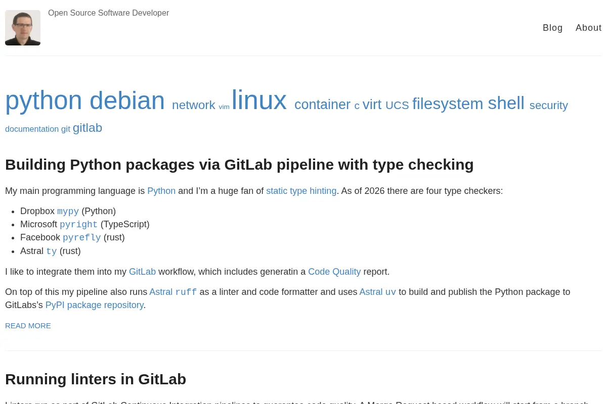pmhahn – Open Source Software Developer