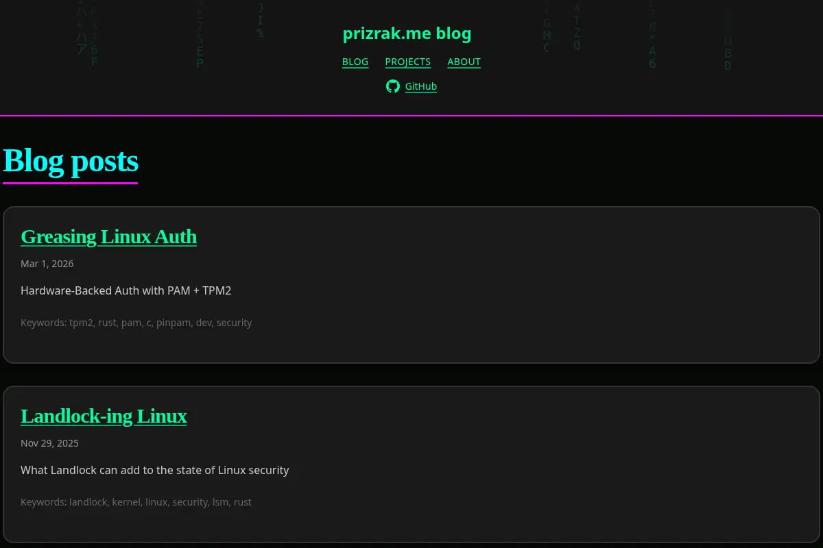 prizrak.me blog