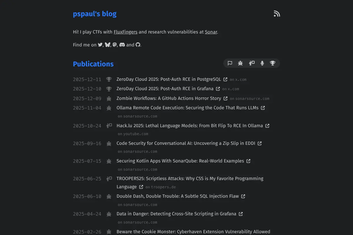 pspaul's blog