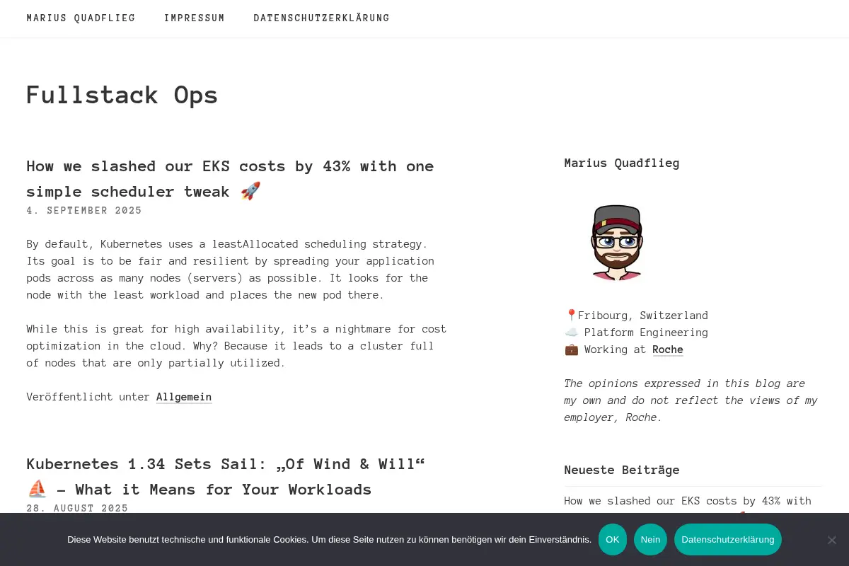 Marius Quadflieg – Fullstack Ops