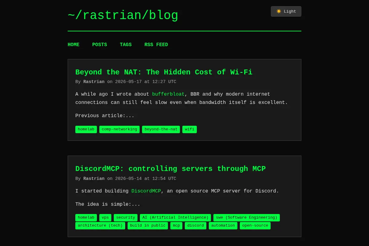 rastrian blog
