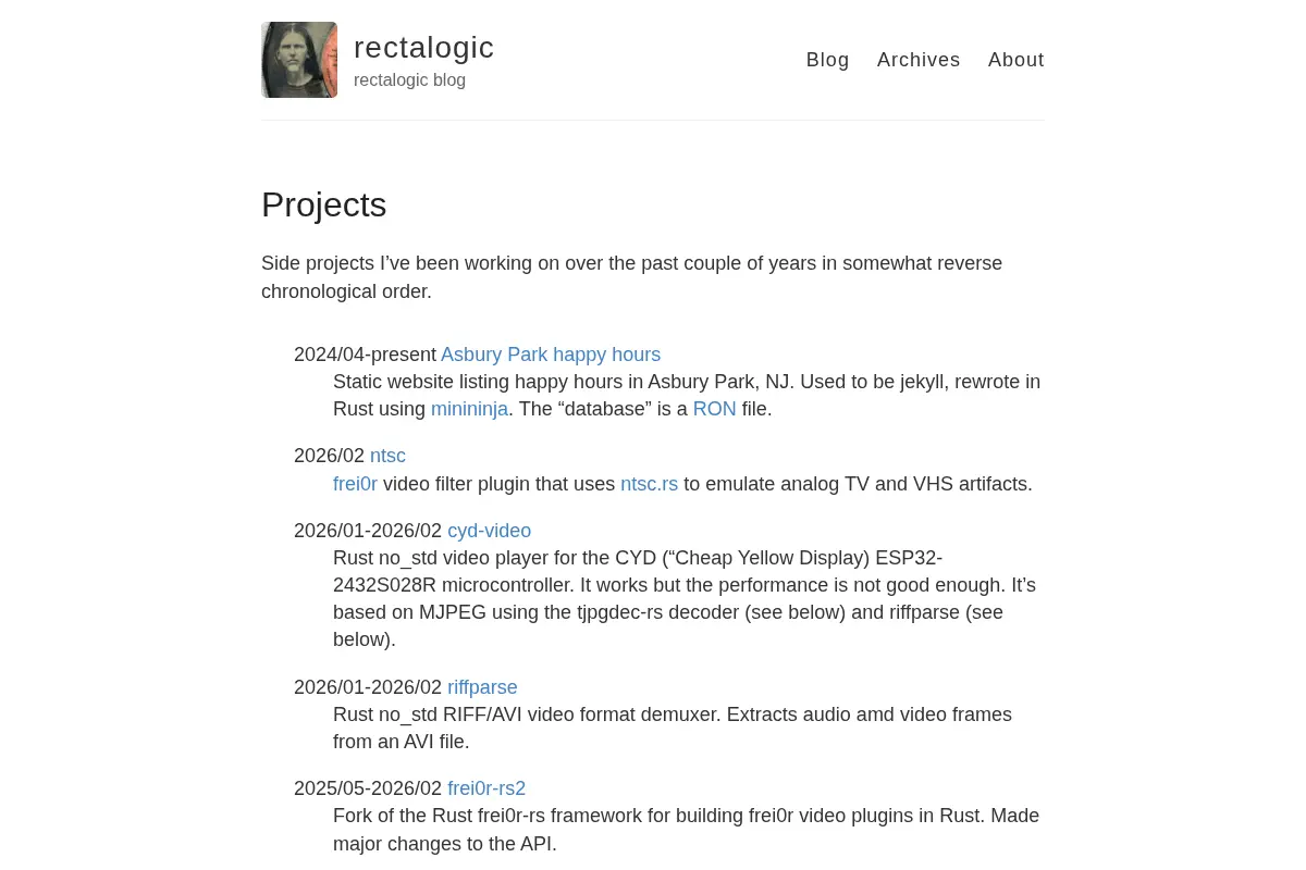 rectalogic blog