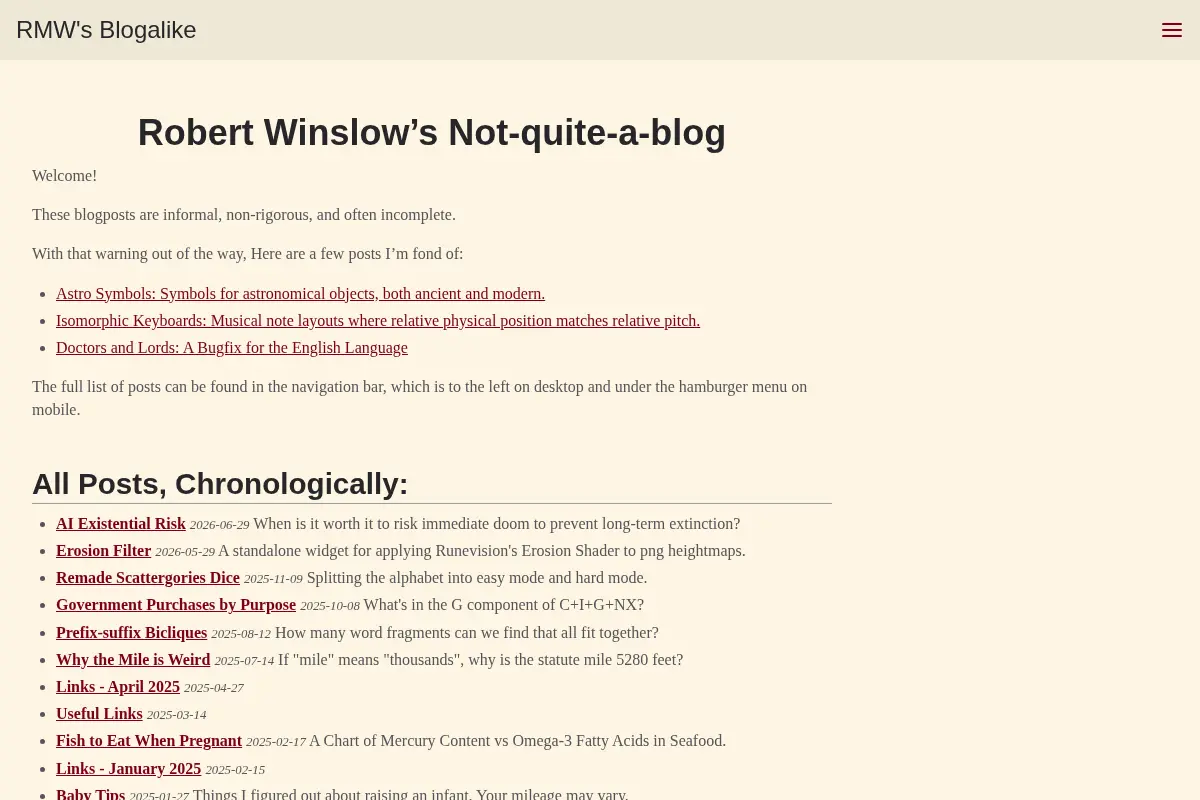 RMW's Blogalike