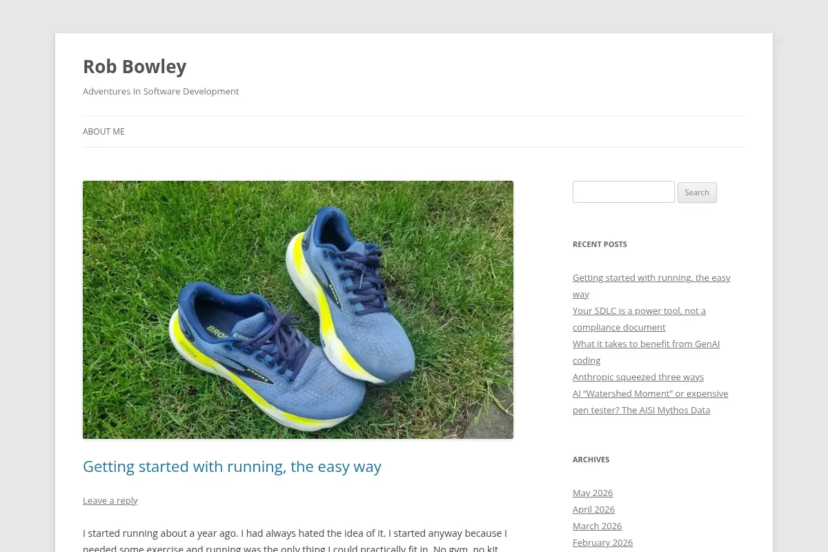 Rob Bowley – Adventures In Software Development