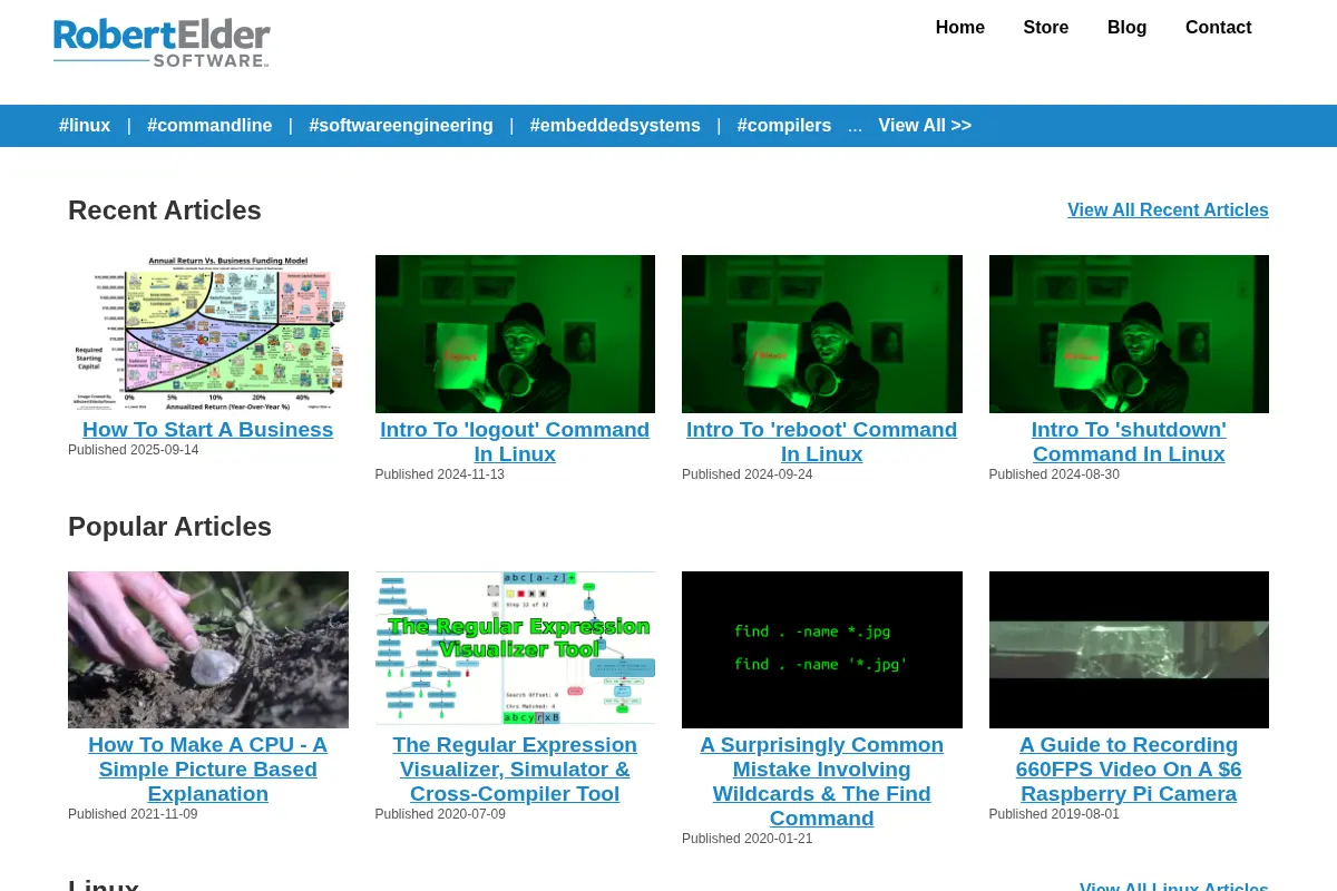 Articles On Linux, Command-line & Software Engineering