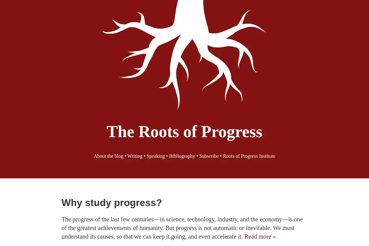 The Roots of Progress