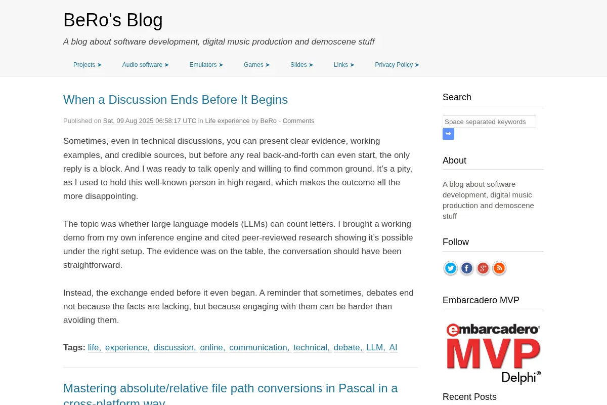 BeRo's Blog