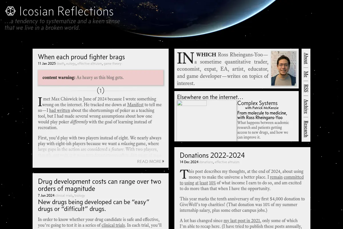 Icosian Reflections