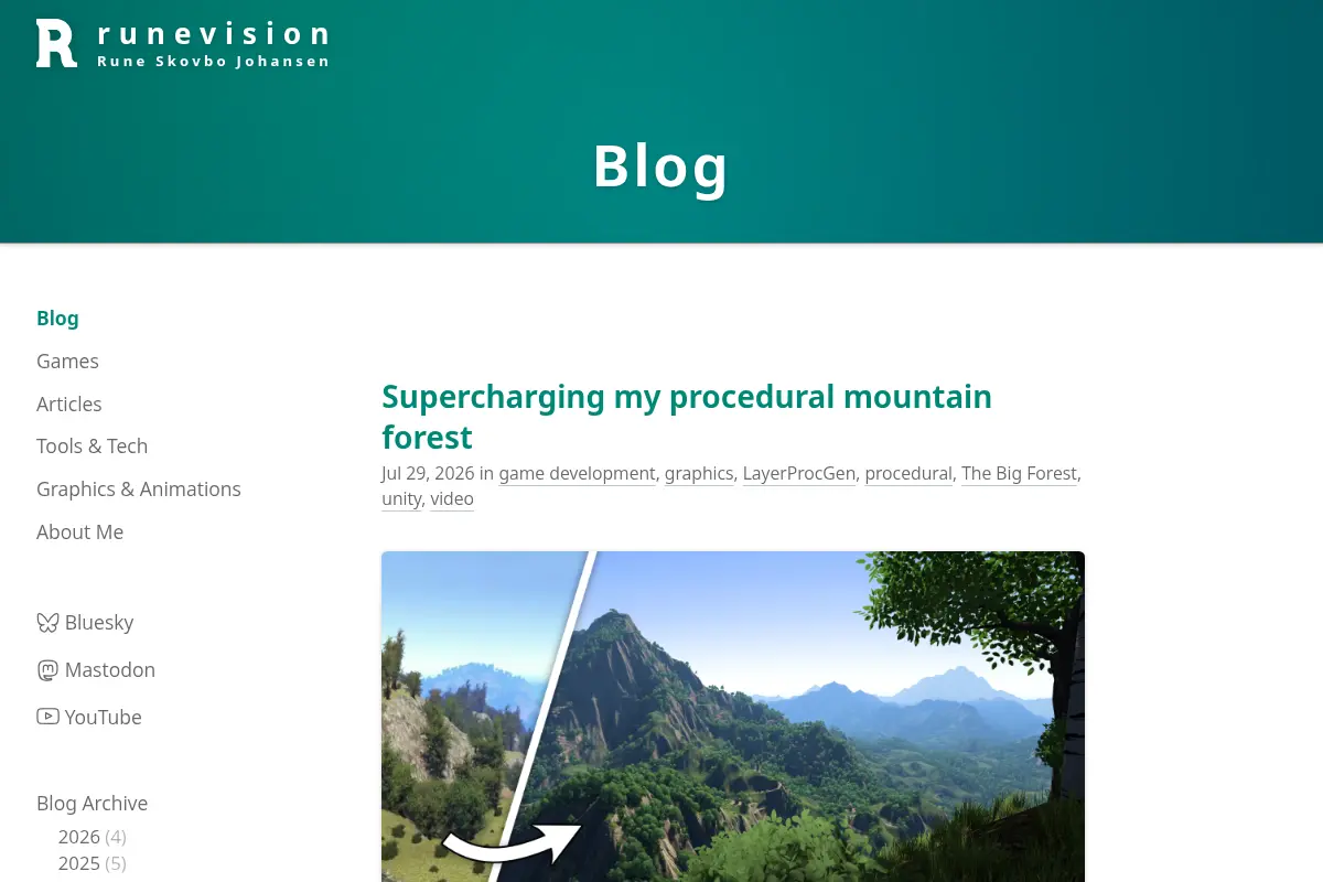 Blog - runevision