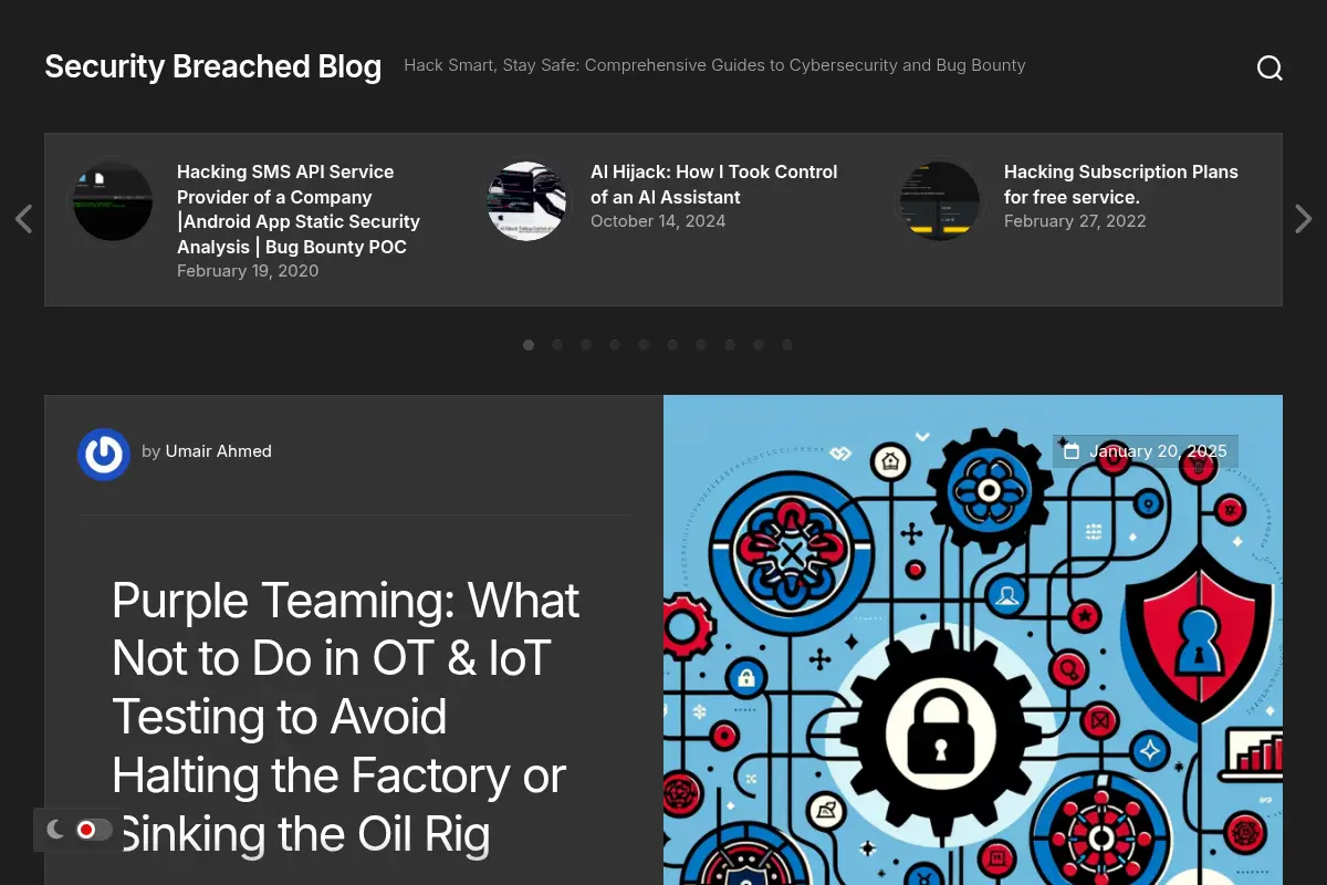Security Breached Blog