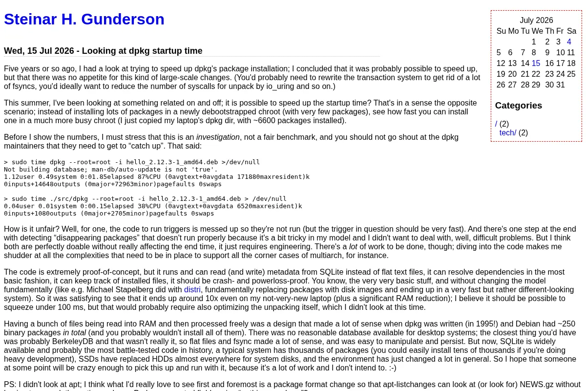 Steinar H. Gunderson