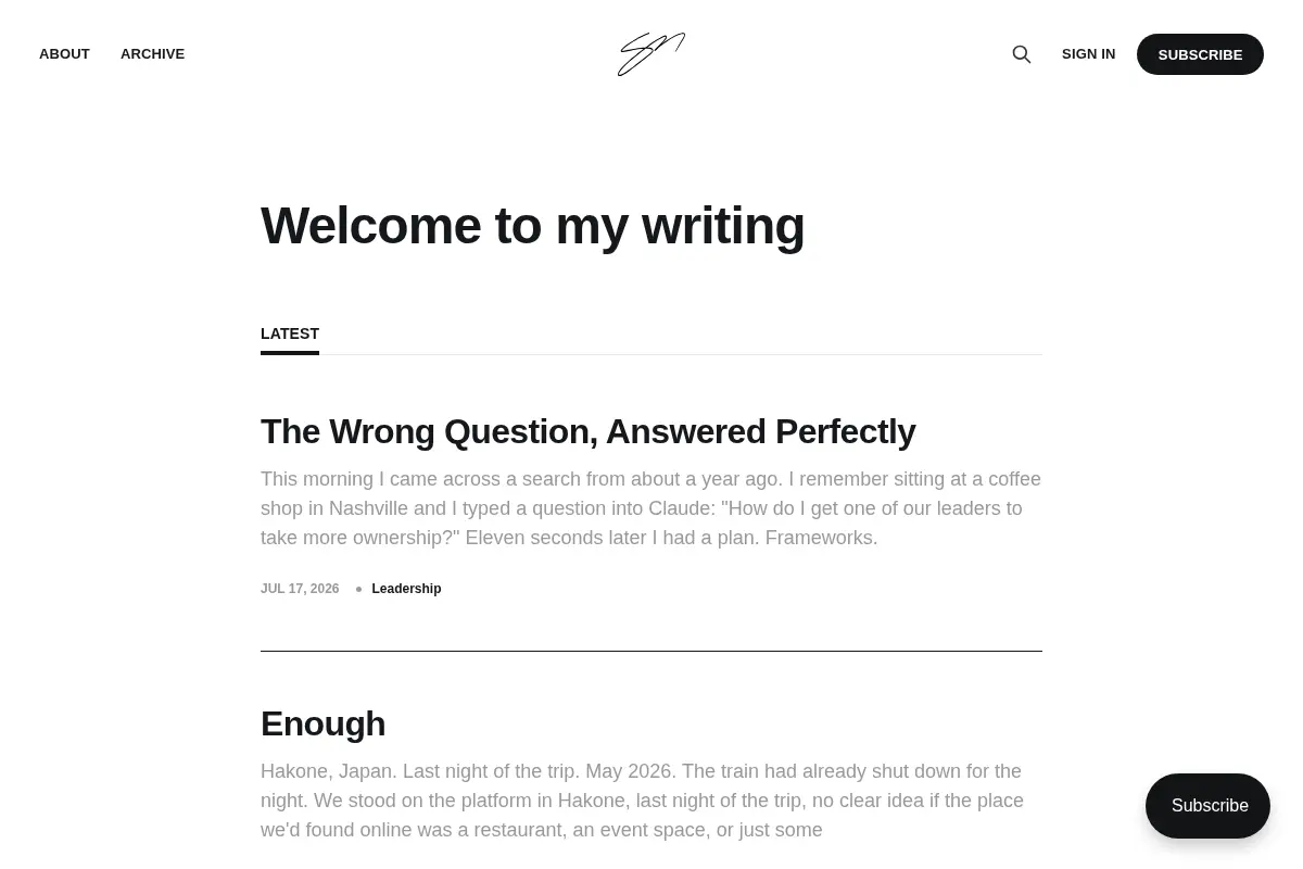 Shane Mac's Blog