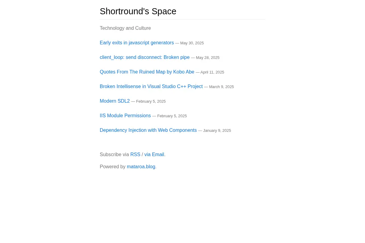Shortround's Space