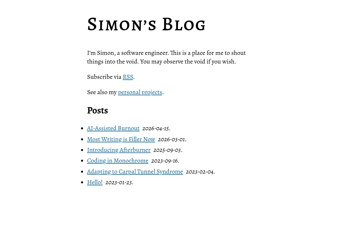 Simon's Blog