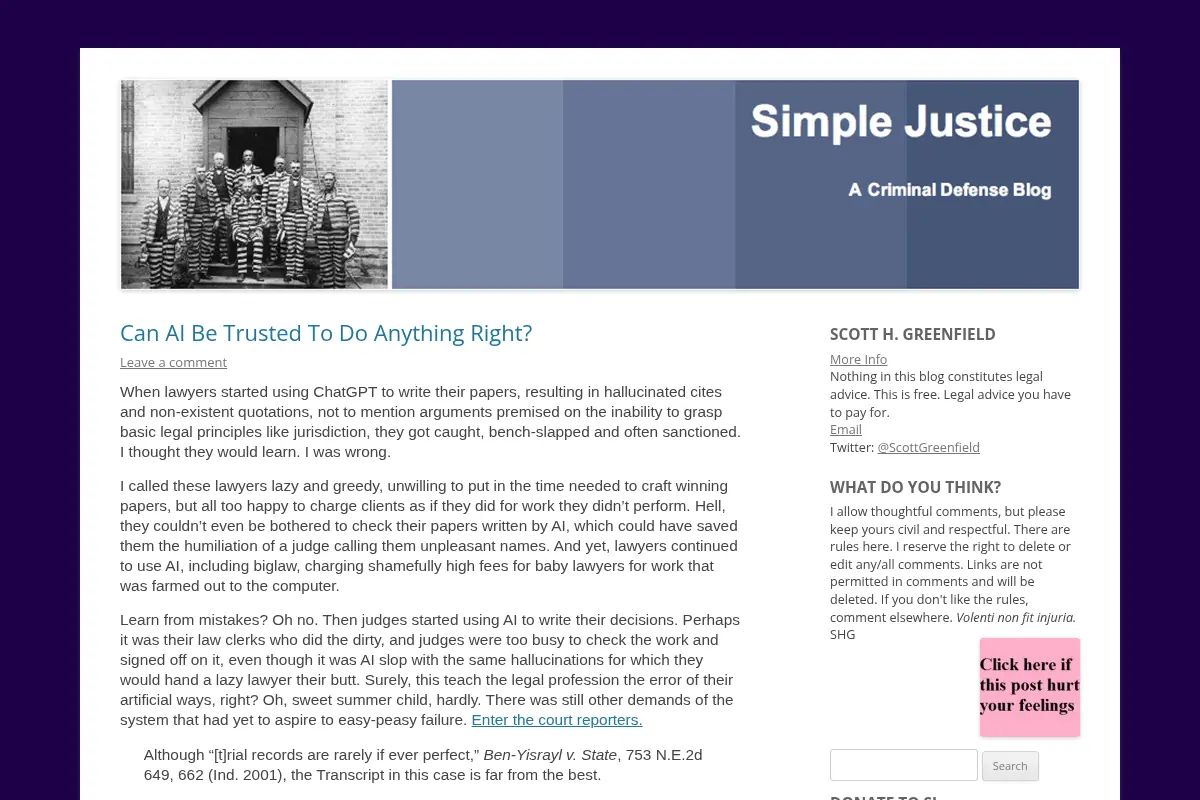 Simple Justice