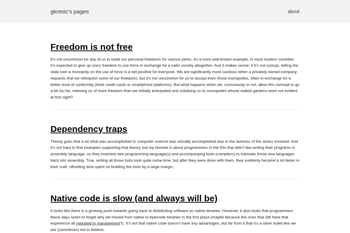 gkresic's pages