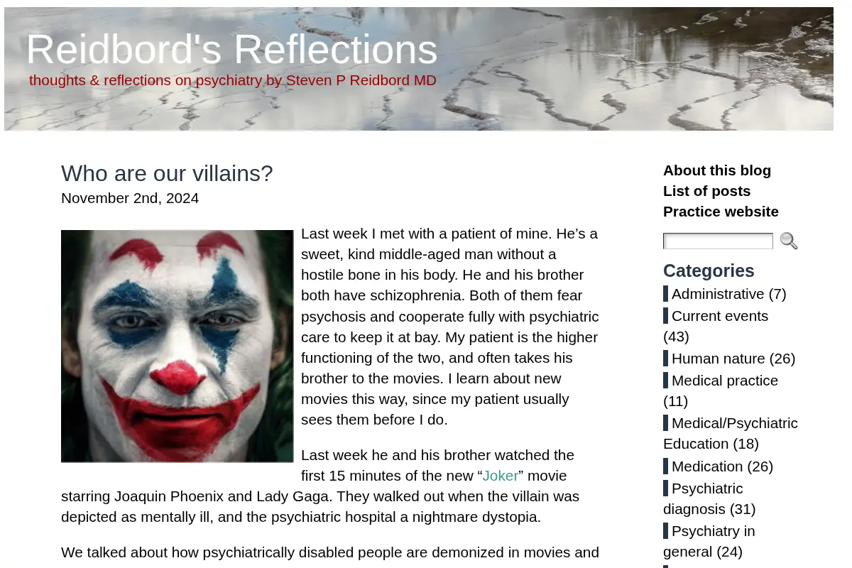 Reidbord's Reflections