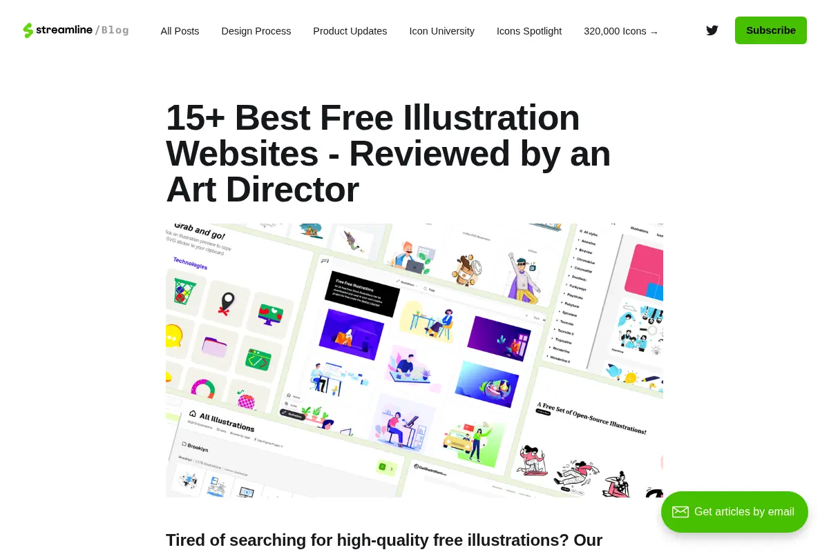 15+ Best Free Illustration Websites - Reviewed by an Art Director