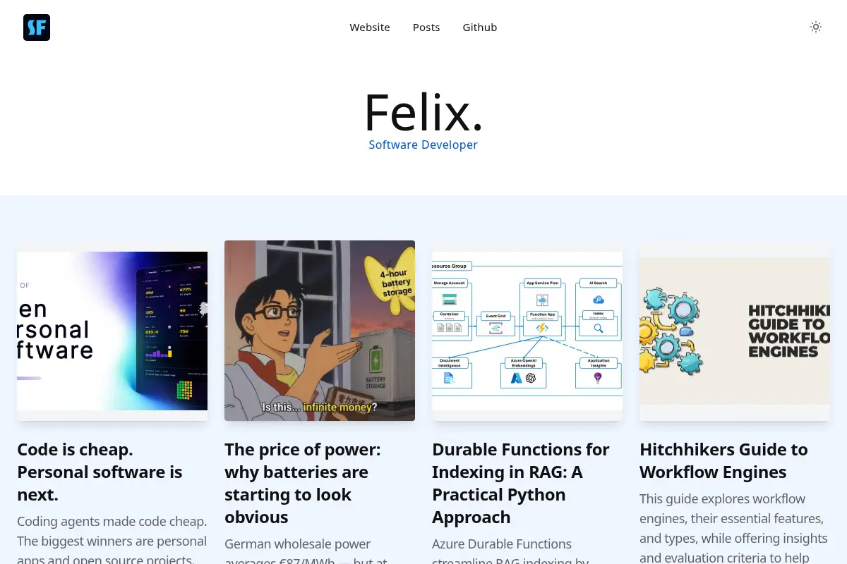 Felix's Blog