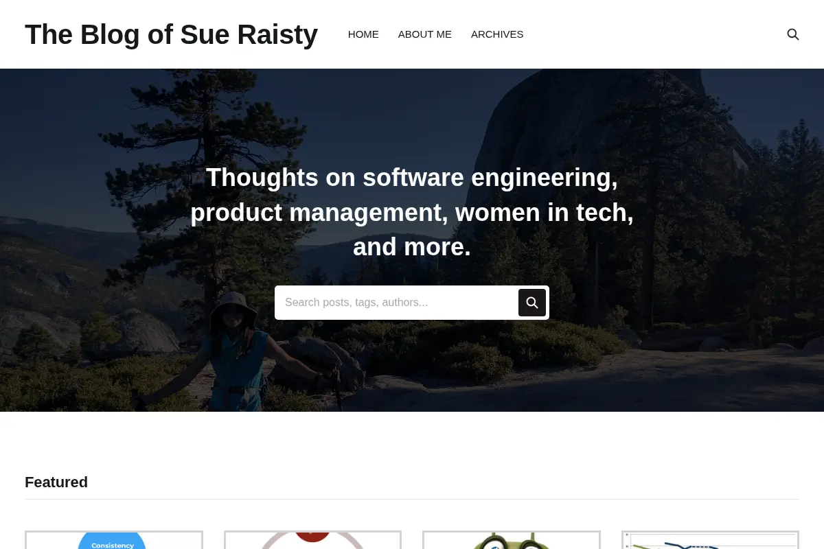 The Blog of Sue Raisty