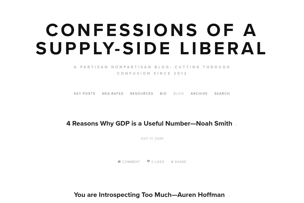 Confessions of a Supply-Side Liberal