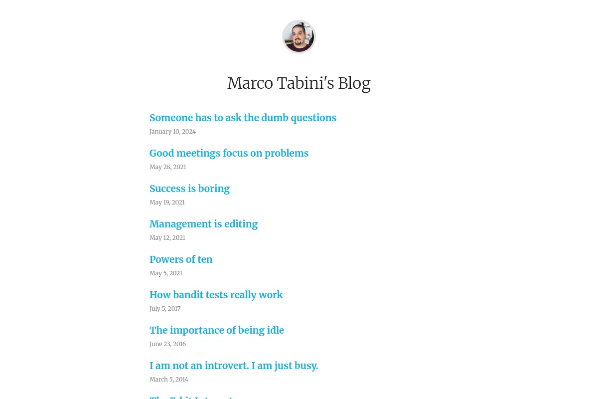 Marco Tabini's Blog