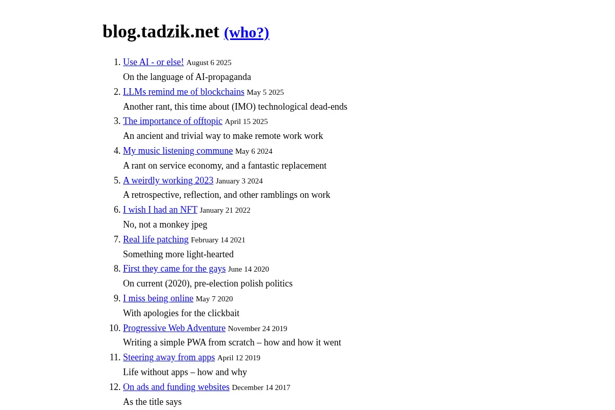 blog.tadzik.net