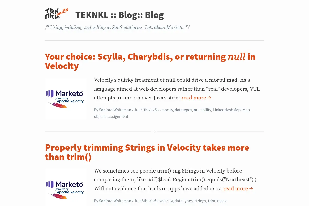 TEKNKL :: Blog