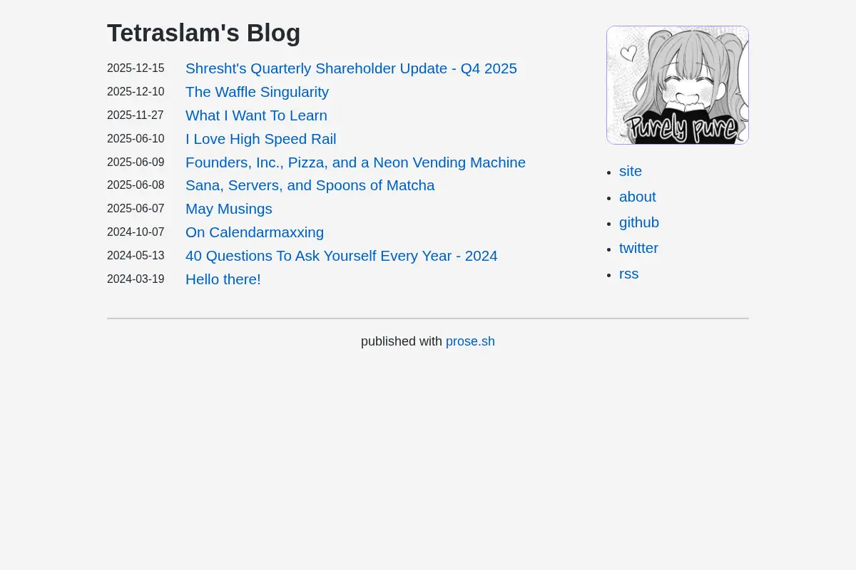 Tetraslam's Blog