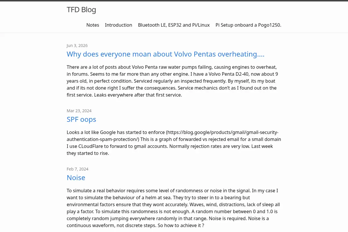 TFD Blog