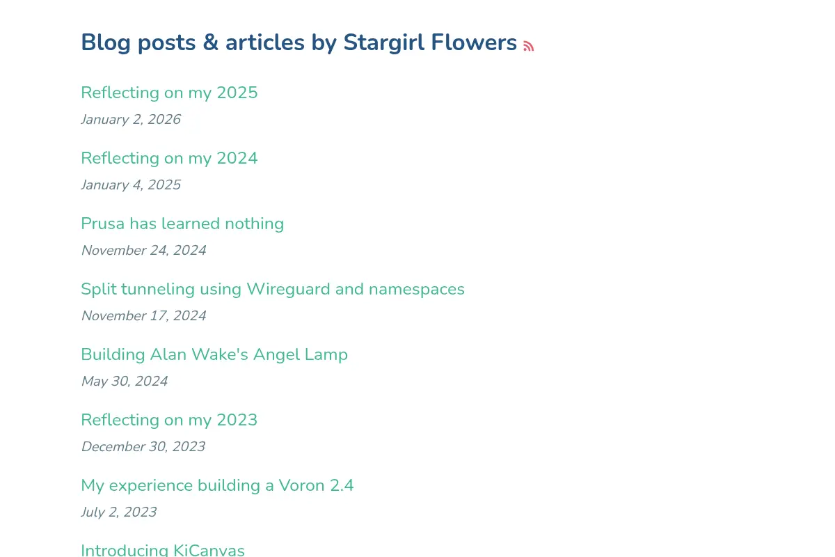 Blog - Stargirl (Thea) Flowers
