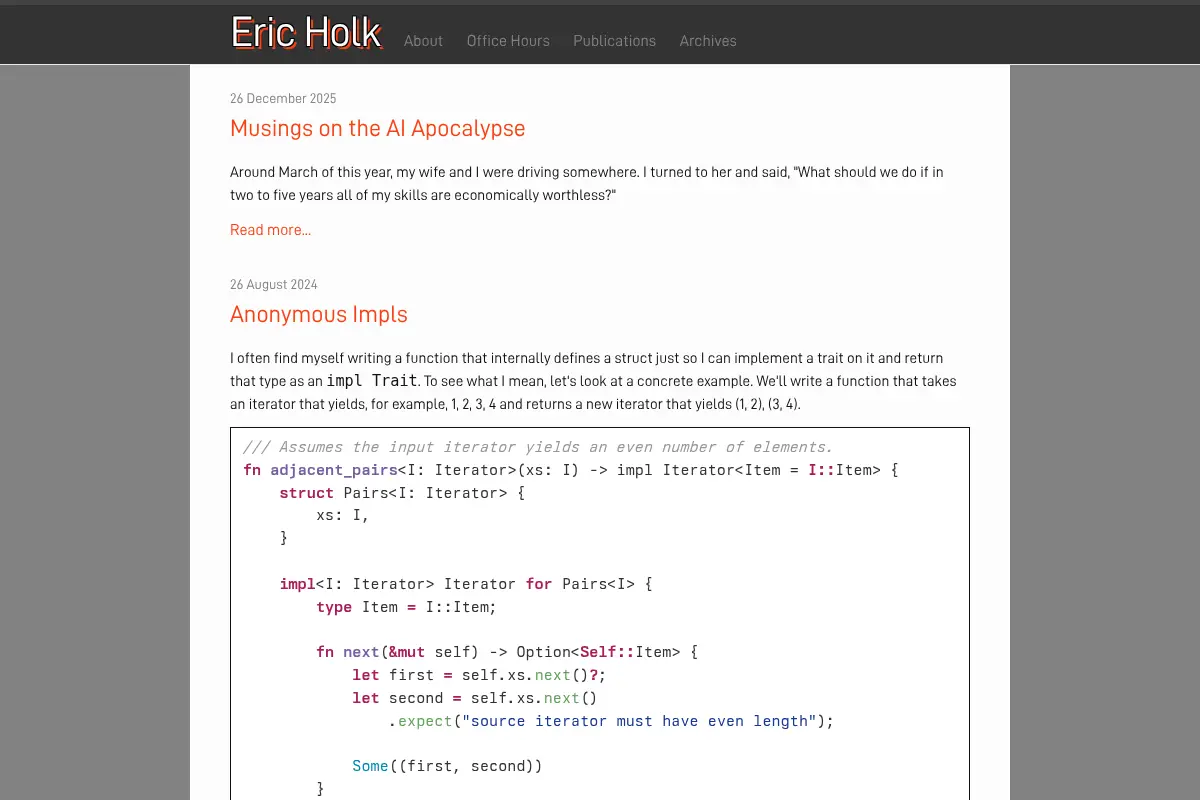Eric Holk